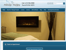 Tablet Screenshot of freeflowmassage.ca